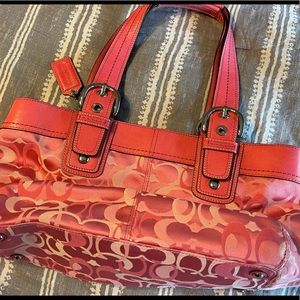 COACH purse- pink punch